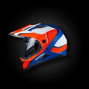 Casco Acerbis - Reactive (matt white orange blue)